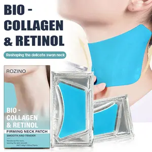 ROZINO Bio-Collagen & Retinol Firming Neck Patch, Anti-Aging Neck Mask for Tech Neck Wrinkles, Instant Smoothing & Lifting Hydrogel Treatment for Swan Neck (5 PCS / 15 PCS / 30 PCS) fathersdaygiftideas