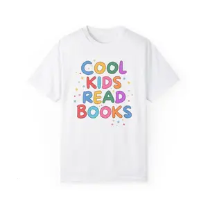Cute Reading Teacher Tee Shirt for School Librarian, Elementary School Teacher or Elementary Principal, Made in USA.LKD