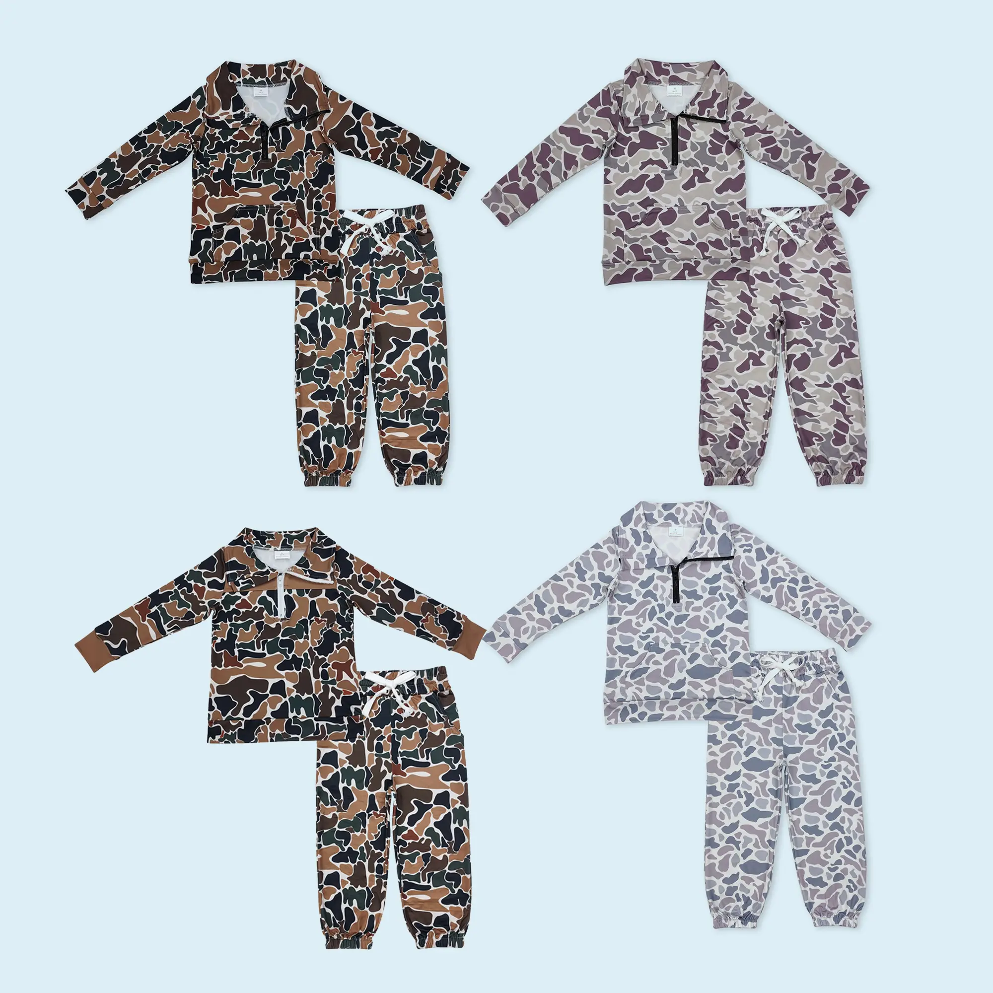 Camouflage kids boy hunting season spring fall outfits