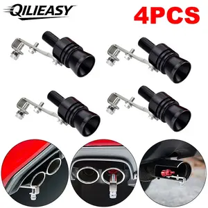 4pcs Car Exhaust Whistle for Cars Trucks Suvs Motorcycles, Enhance Exhaust Sound, Stylish Tailpipe Replacement, Multiple Color Options
