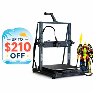 ELEGOO Neptune 4 Max 3D Printer - 500mm/s Fast Printing Speed, 300°C High-Temp Nozzle, Auto Leveling, Direct Drive Extruder, 420x420x480mm Large Build Volume, TPU Compatible, No WiFi/LAN (Computers & Office 3D Printing Supplies)