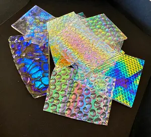 Wissmach Clear 90 COE Dichroic Scrap - 1/2 Pound
