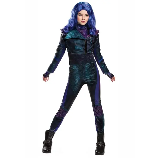 Disney Deluxe Descendants 3 Girls Mal Costume