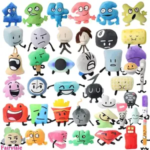 Battle for Dream Island BFDI Plush Toy Caroon Doll Soft Stuffed Figure Marker Pen Fries Bottle Nail Pie Boy Girls Birthday Gifts