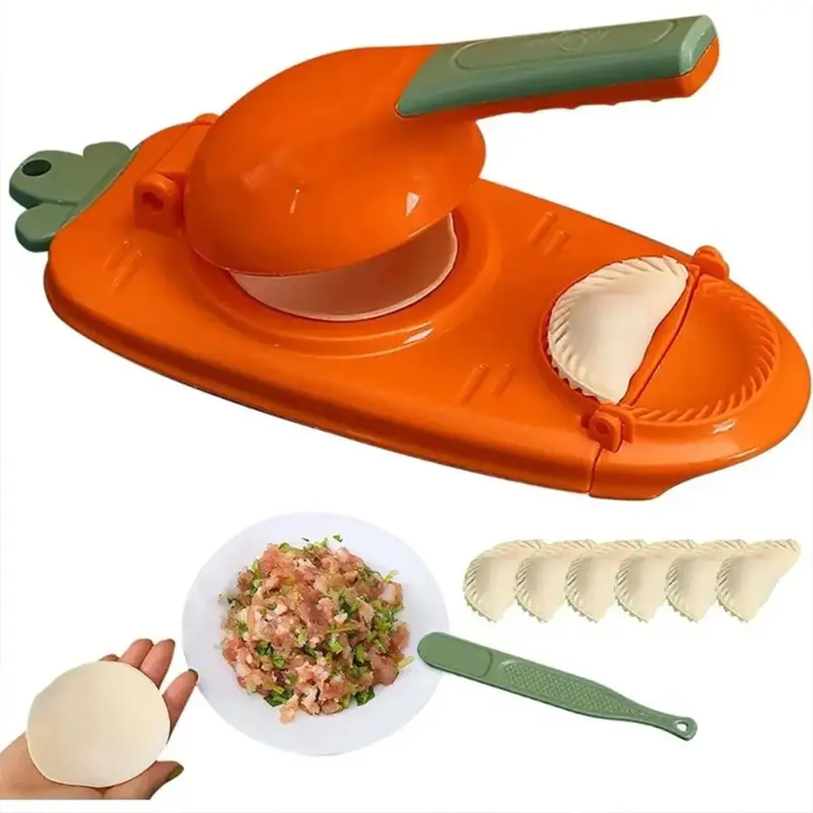 One-Piece Dumpling Mold, Home Use Dumpling Presser, Quick Formation, Kitchen Dumpling Tool, Essential for Busy Moms and Office Workers, Kitchen Cooking Utensils