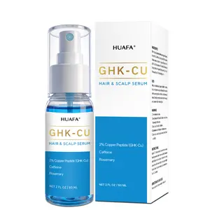 GHK Copper Peptide Hair Serum: Strengthens hair, improves dry scalp, reduces hair loss, balances scalp health, suitable for both men and women