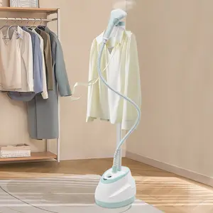 1350W Standing Garment Steamer with Hanger Board, 10 Level Height Adjustable Ironing Machine for Clothes Curtains, Professional Home Use