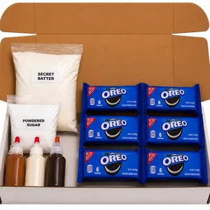 Deep Fried Oreo Kit, Complete Home Baking Set for Easy Fried Dessert Preparation