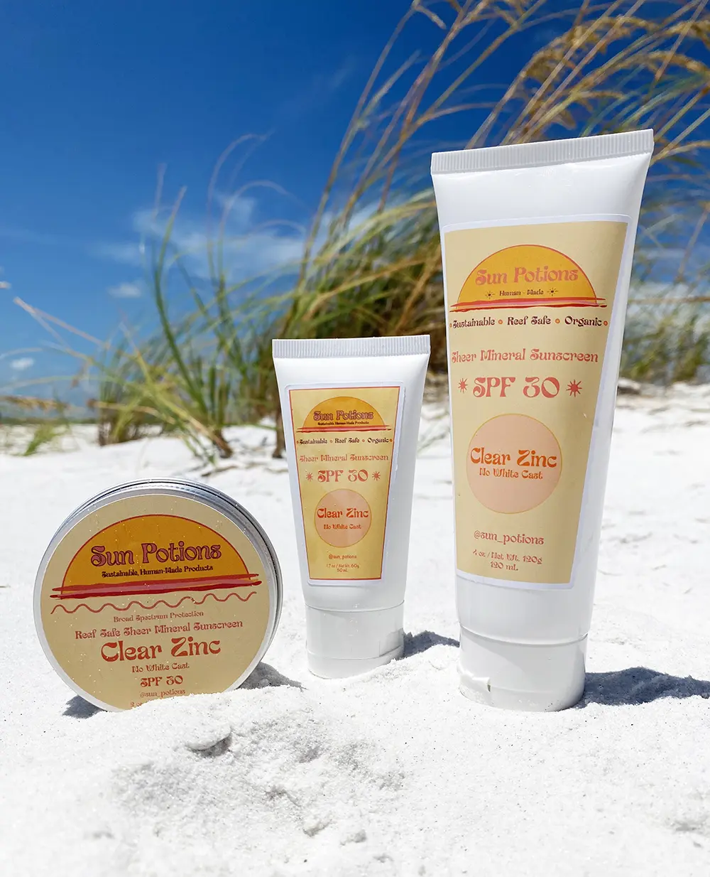 Sun Potions Clear Zinc SPF 30 Mineral Sunscreen Sun Potions Clear Zinc SPF 30 Mineral Sunscreen