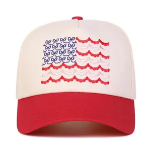 American Flag Baseball Cap for Men Women – USA Patriotic Embroidered Trucker Hat, Adjustable Snapback Dad Hat, 4th of July Independence Day Gift, Summer Beach Travel Sun Hat