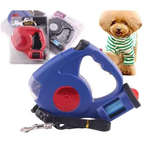 Three-in-one Retractable Dog Leash With Flashlight