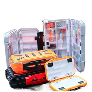Waterproof Fishing Tackle Box - Multi-Slot Lure Storage Organizer, Fishing Tackle Kit for Hooks, Soft Lures, Lead, and Angler Gear Accessories