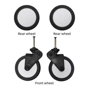 Durable Replacement Rubber Wheel for Yoyo and Yoya Models, Reliability, Performance, Easy Installation, Ideal for Daily Use, Single Piece