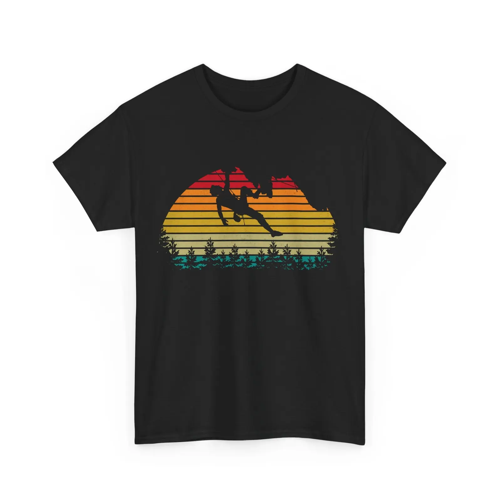 Climbing Shirt, Rock Climbing Lovers Climber Shirt, Climb Men T-shirt Cotton Casual Classic Fabric