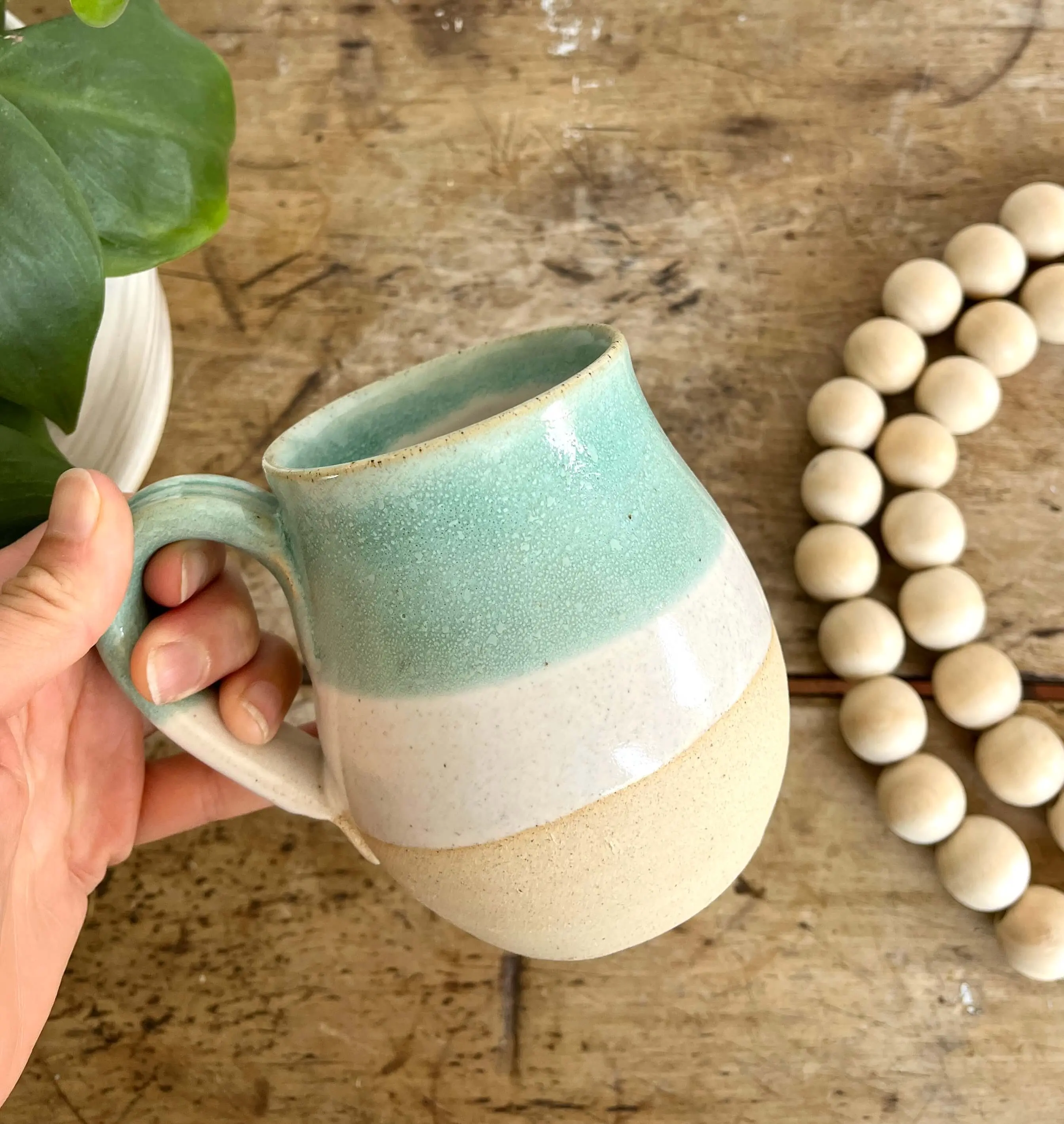 Handmade 14 oz Pottery Mug - Classic Mug
