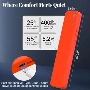 Bone Conduction Pillow Speaker – Under Pillow Sleep Aid, Private Listening, Won’t Disturb Others, BT 5.2, TF Card & Timer Support, 25H Battery – Fall Asleep Faster