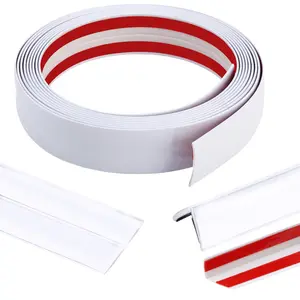 White 22 Feet Flexible Inside & Outside Corner Trim Molding, Peel and Stick Molding Trim for Walls, Corner Trim molding, Wall Corner Protector Waterproof Wood