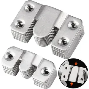 15/25/45 Photo Frame Hooks, Wall Mounting Brackets, Embedded Hanging Clips, Interlocking Furniture Connector Parts