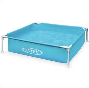 Intex 4ft x 12in Mini Frame Kiddie Beginner Swimming Pool, Ages 3 and Up, Blue swimming  pools