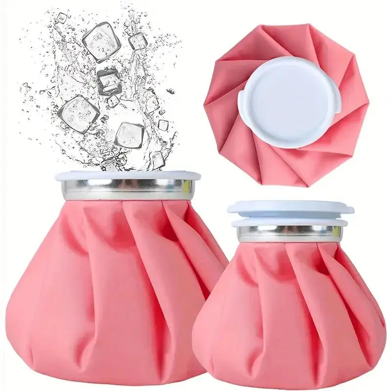 Hot & Cold Compress Bag, 1 Count Waterproof Durable Hot & Cold Water Bag, Leakproof Large Capacity Hot Water Bottles, Portable Ice Pack for Home & Out