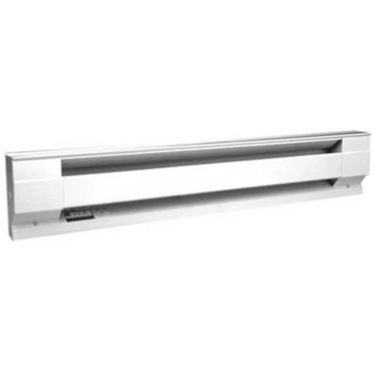 212 MAIN Hardwired Electric Zone Baseboard Heater - 120V, 36" Length Steel Construction, 6" Width, White Home Appliances with Junction Box, Hardwired Unit