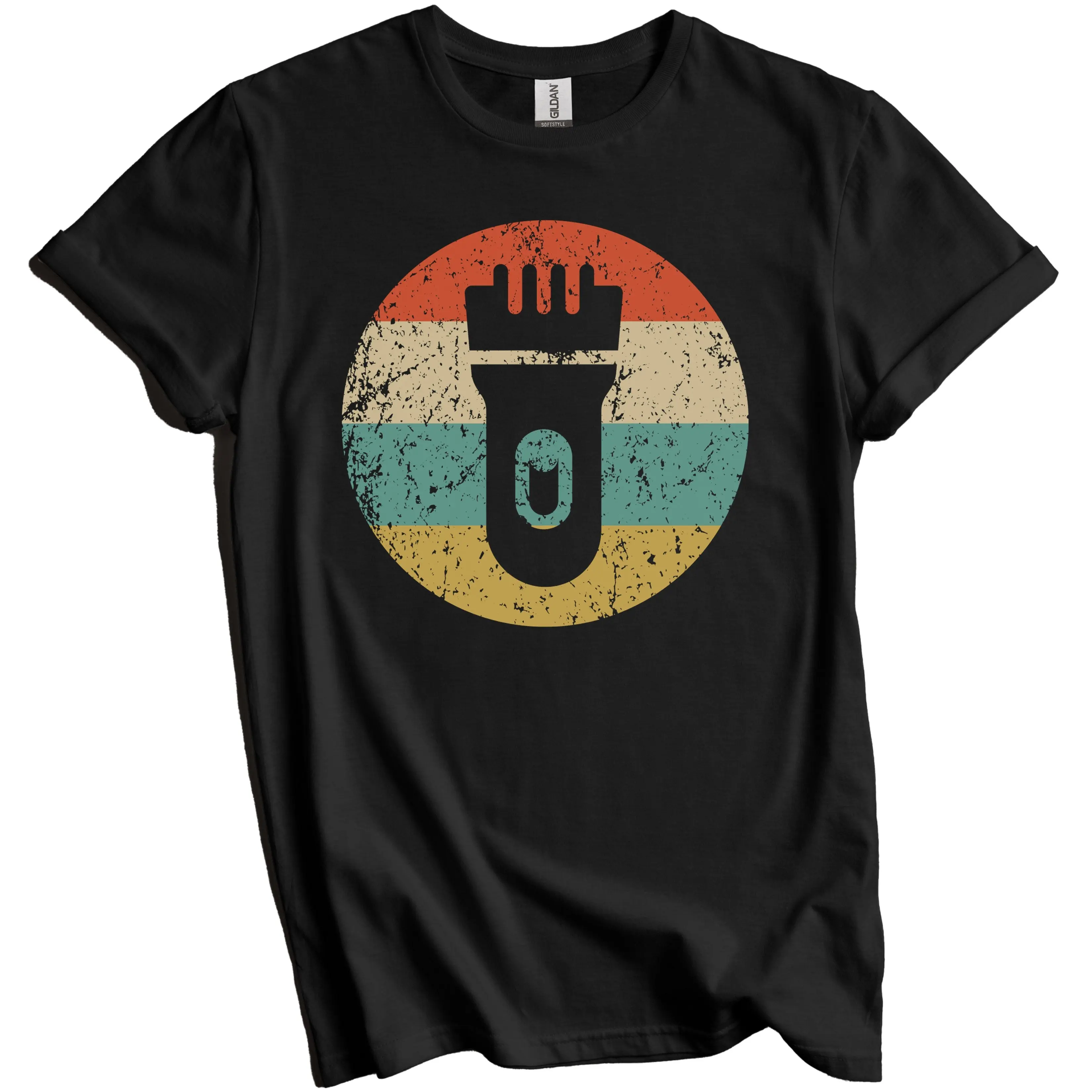 Barber Hairdresser Shirt - Barber Gift - Retro Hair Clippers T-Shirt - Barber Icon Shirt