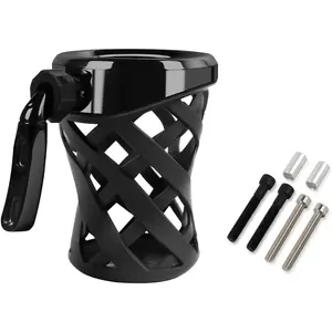 Universal Motorcycle Cup Holder for Harley Davidson Touring Road King, Dyna, Road Glide Limited, Fat Boy, Street Glide, Sportster XL883 1200, Electra Glide