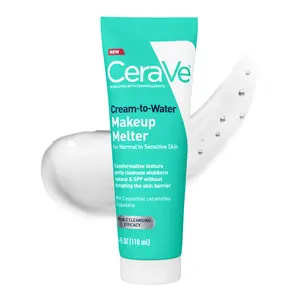 CeraVe Make-Up Melter | Waterproof Makeup Remover | Deep Cleansing Balm | Essential Ceramides | 4 oz