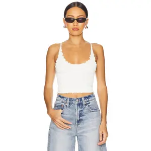 Free People Pucker Up Seamless Top in Ivory