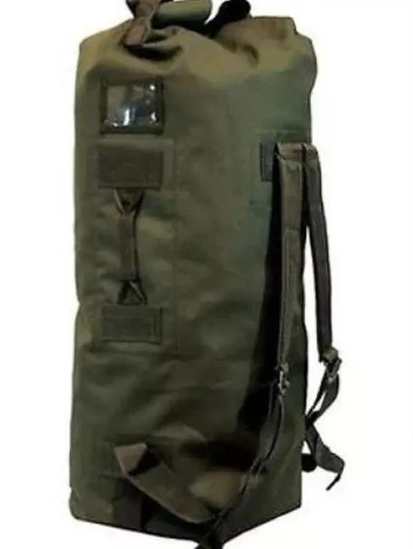 Army-Style 42-In Top-Loading OD Green Duffel Bag, Durable Sturdy Functional Handle-Equipped Luggage, Outdoor Gear Bag for Hunting & Sports Travel, Functional Duffle Bags