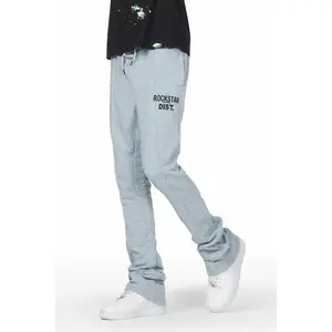 Alpine Heather Grey Stacked Flare Pant