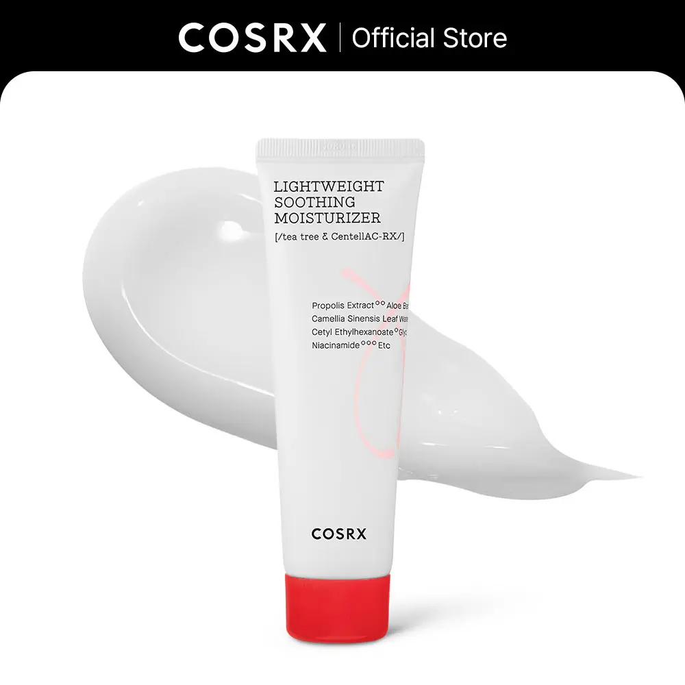 COSRX AC Collection Moisturizer, Hydrating Face Cream for Adults with CentellAC-Rx to Support Skin Repair, Face Care Products, 80ml, Lightweight, Sensitive, Hydrate, Gentle Moisturizing