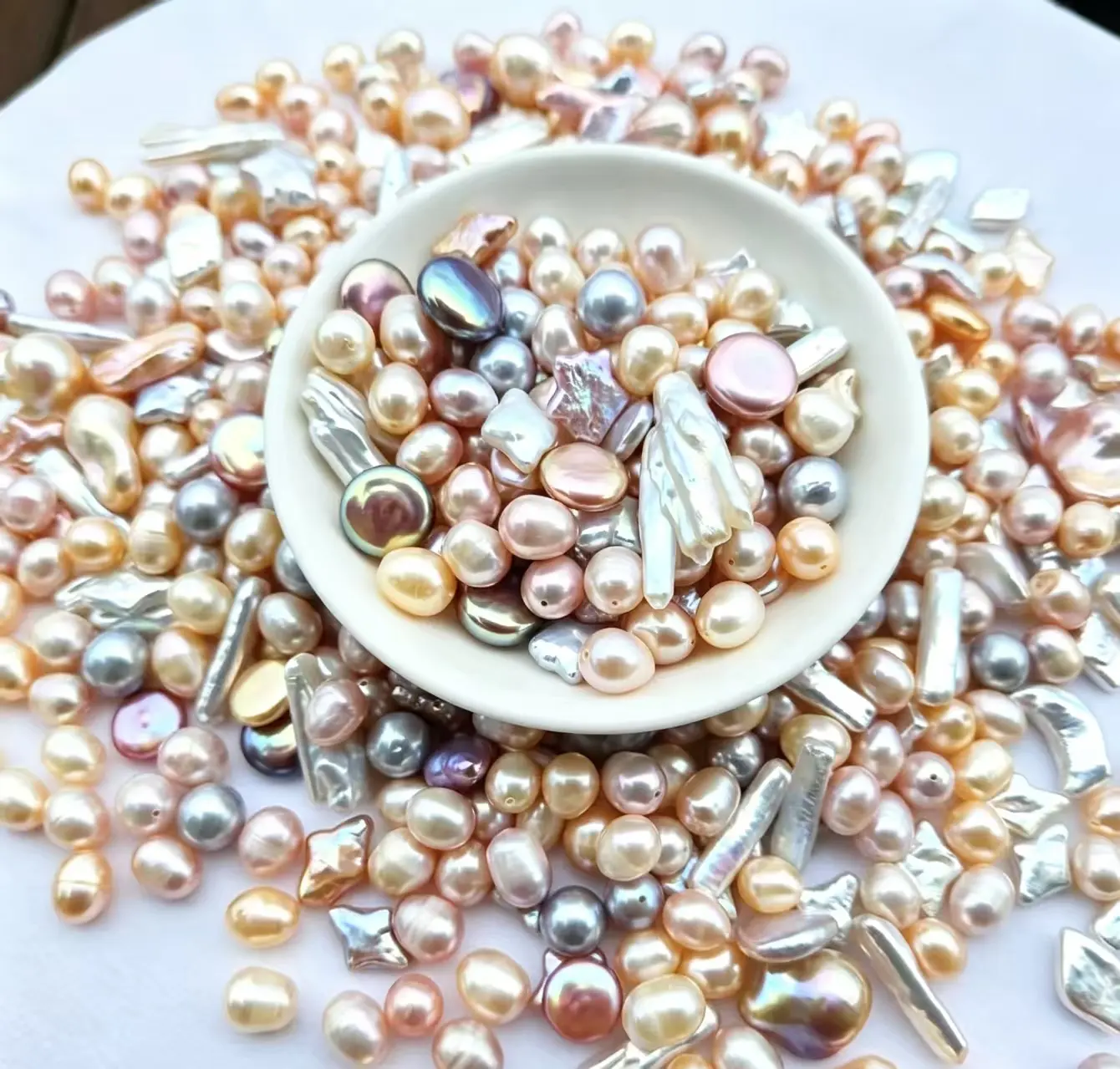 【Pearlstar】Pearl Scoop (10+ Pears Each Scoop) ｜Lili's Special Pick｜Customizable Jewelry and Accessories