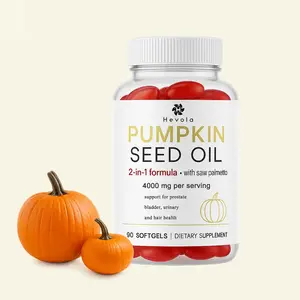 Pumpkin Seed Oil + Saw Palmetto – Prostate & Urinary & Hair Health Support | 90 Softgels