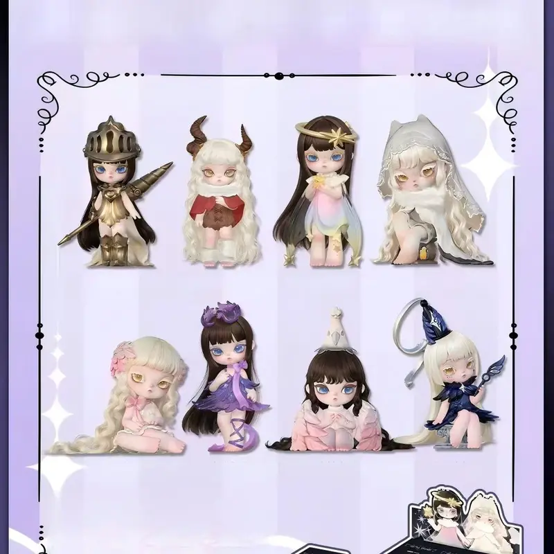 Shadure Twin Souls Series Plush Blind Box - Blind Mix Pack, Surprise Pack Collectibles, Cute Fantasy Art Plush Fabric Figurines, Dual Souls Themed Resin Toy for Chase Fun