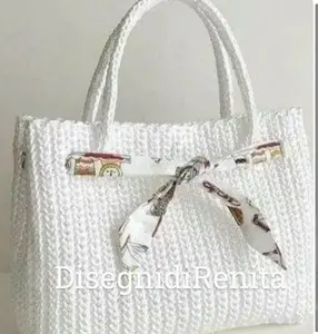 Handmade Crochet Spring Handbag