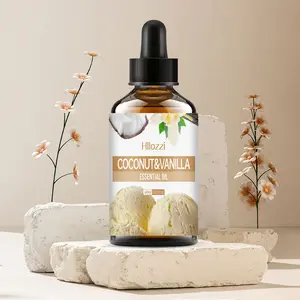 1pc Coconut & Vanilla Essential Oil for Diffusers, Humidifiers, Home Air Freshener, Relaxing Scent, Stress Relief, 100ML Gift Choice