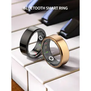 Stainless Steel Smart Ring, Multifunctional Smart Connection Ring, Waterproof High-tech Sports Ring, Fashionable Wearable Device for Men & Women, Wireless