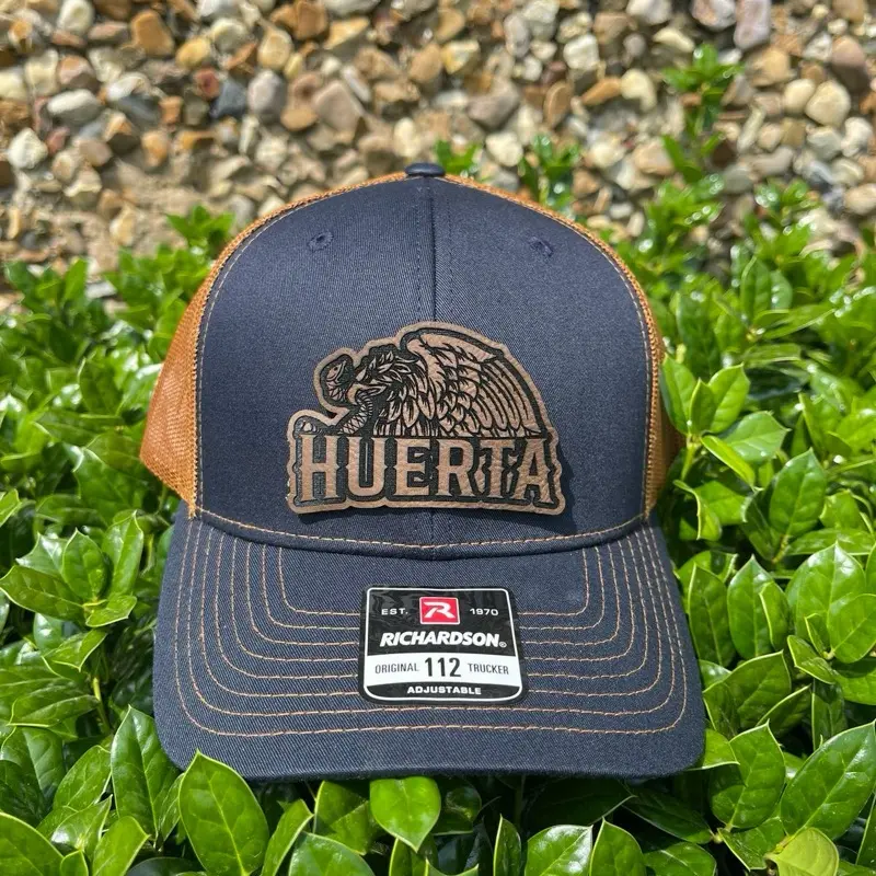 Richardson 112 Trucker Hat Personalized Adjustable Cap with Laser Engraved Name Snapback Front Estructurado Malla trasera Duradero