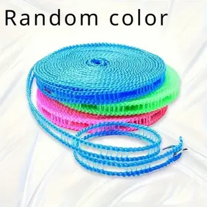 3/6PCS Clothesline - Portable Travel Laundry Drying Line with Adjustable Length Ideal for Indoor and Outdoor, Windproof Clothes Line - Perfect for Camping, Travel, and Home Use