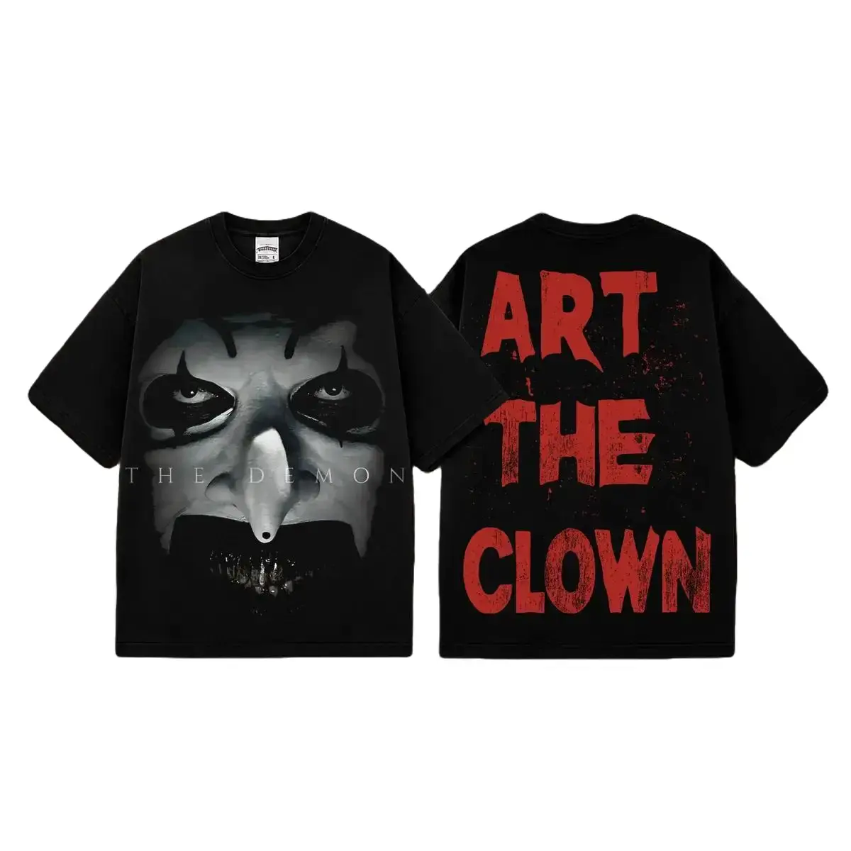 The Demon Art the Clown TERRIFIER Gildan Unisex T-Shirt, Sweatshirt & Hoodie, Premium Cotton Horror Movie Shirt, Art the Clown Costume, Halloween Costume, Terrifier Outfit, Halloween Horror Movie Shirt, Horror Fan Gift