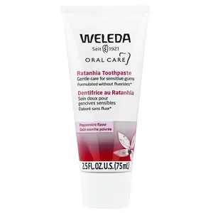 Weleda Oral Care, Ratanhia Toothpaste, Peppermint, 2.5 fl oz (75 ml)