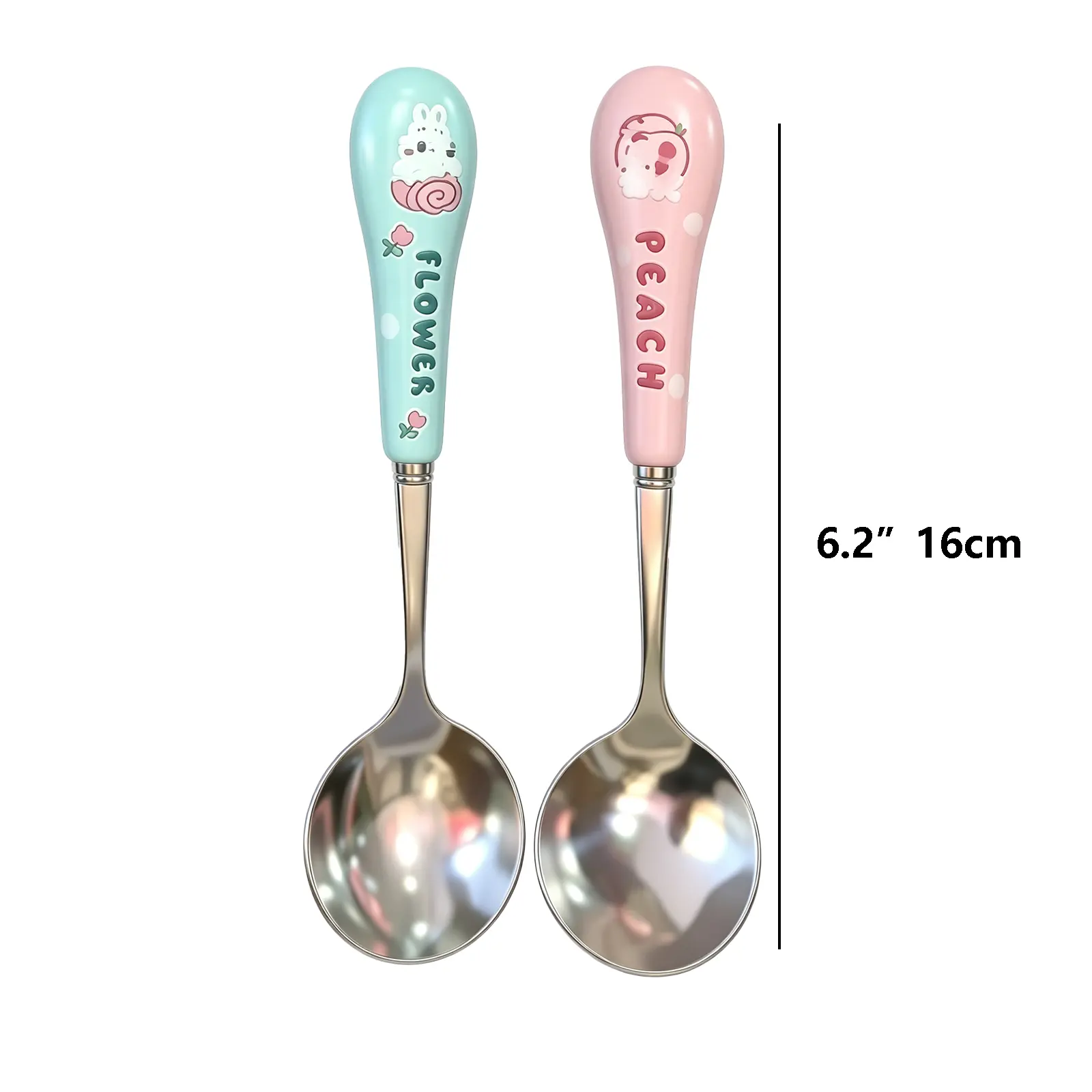 Random 1 Cheerful Rabbit Dinner Spoon 16cm (MixedColors)