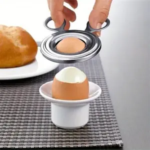 Stainless Steel Egg Topper Cutter, Egg Shell Opener Snipper, Egg Cracker Tool, Egg Cracking Tool, Kitchen Gadget for Clean Precise Eggshell Removal, Utensils, Kitchenware, Kitchen Utensils Gadgets
