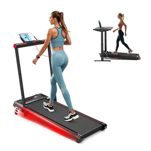 【BeachBodyReady】Anylife Treadmill with Handrails, Incline Walking Pad, Treadmills Home, 330 lbs Capacity, Treadmill with LED Displal, Office Use, Under Desk, Indoor Mini Exercise Equipment with Remote Control, Quiet, DM,  Easter Gift