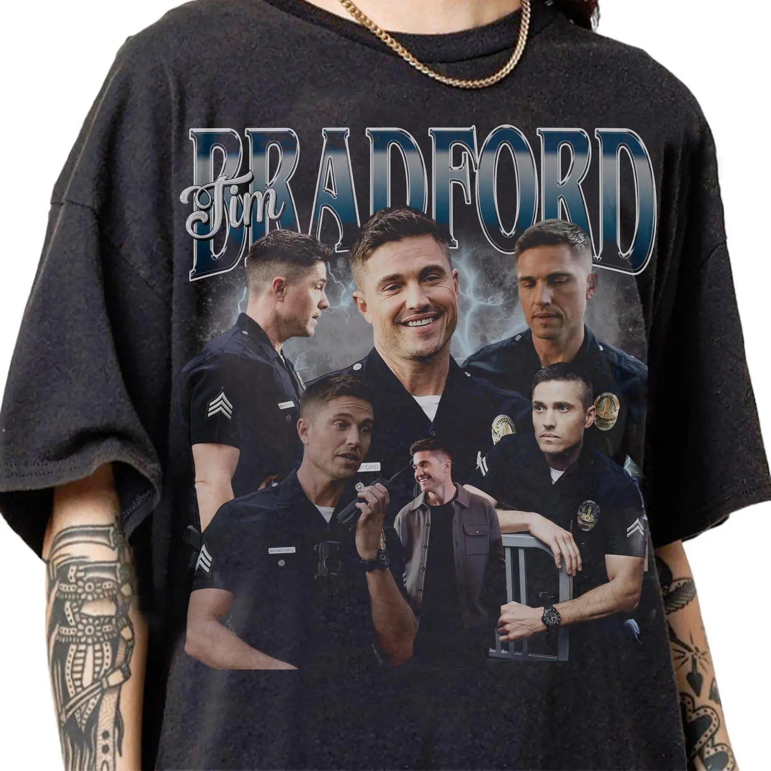 Limited Tim Bradford 90s Bootleg T-Shirt, Retro Tim Bradford Sweatshirt, Tim Bradford The Roockie Vintage Shirt Gifts For Man And Women