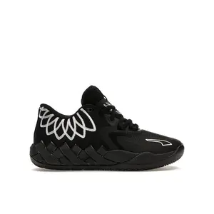 Puma Kid's LaMelo Ball MB.01 Black White Basketball Shoes, from StockX