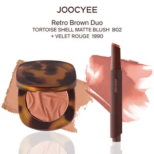 JOOCYEE Tortoise Shell Matte Blush & Velvet Rouge