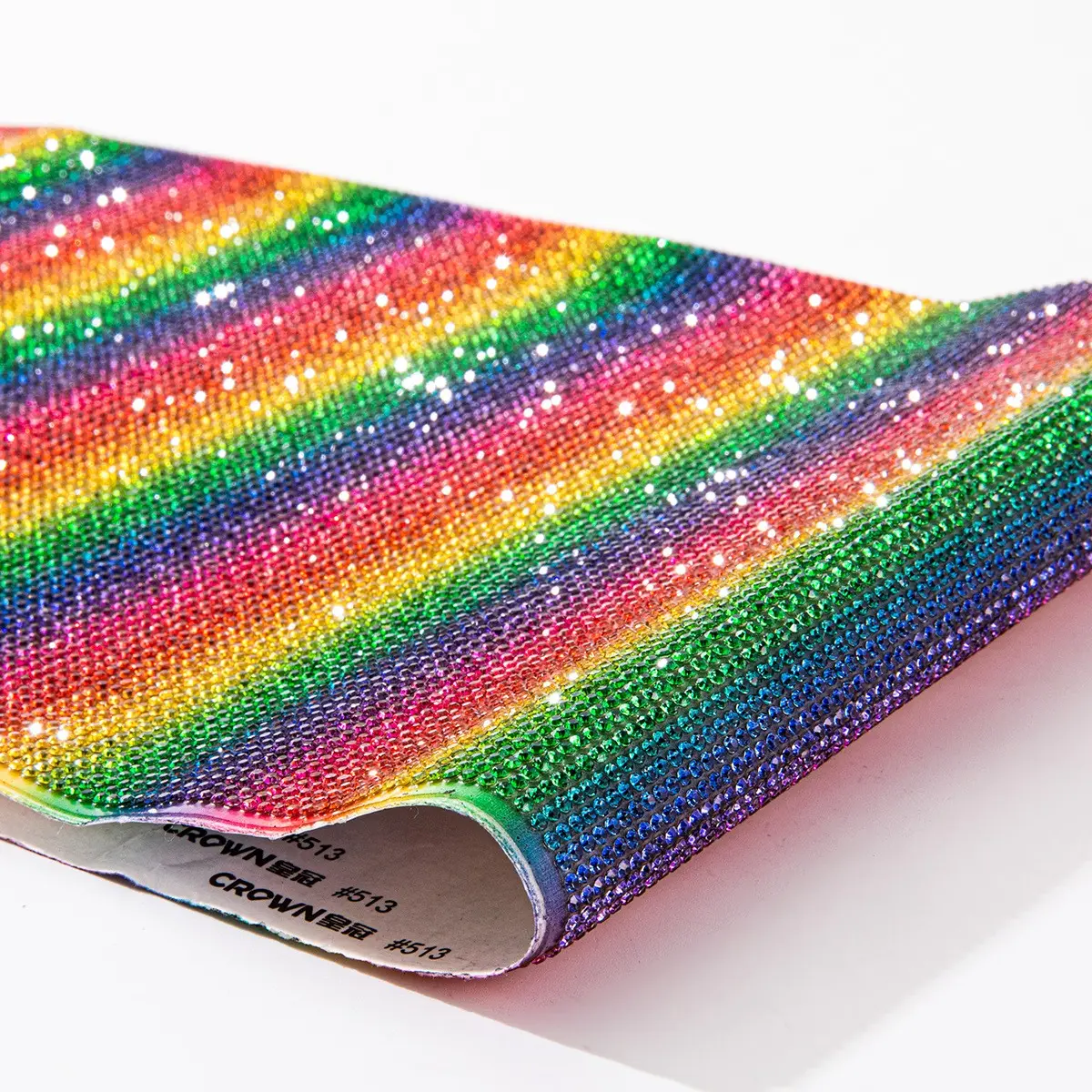 Self-Adhesive Rhinestone Sheet 9.4x7.9 Inch Glitter Crystal Gem Stickers for Car Phone DIY Craft Bling High-Density Bling Decals for Women DIY Clothing Decor(Rainbow) Decal For Cars