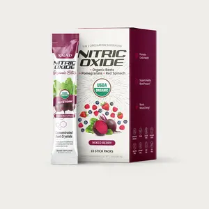 Snap Supplements - Nitric Oxide Organic Beet Root Powder - Circulation Superfood On-The-Go - Convenient Single Serve Stick Packs (10 Packs)